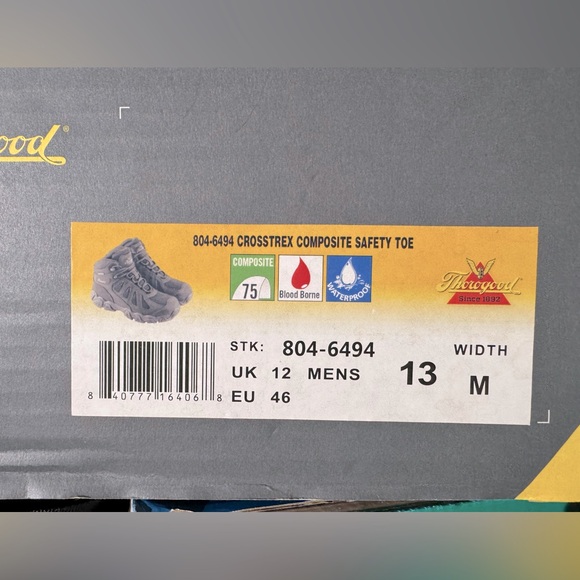 “BNIB SIZE 13” THUROGOOD CROSSTREX SERIES WATERPROOF HIKER - Picture 2 of 5